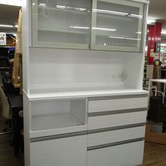 R089 NITORI LIGARE (リガーレ140KB WH) ニトリ ユニットキッチンボード、幅140cm Used・美品