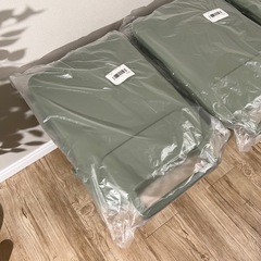 【新品未使用】 3個セット ワンハンドペール SABIRO サビログリーン33Lの画像