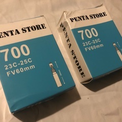 🌈 ロードバイク チューブ ２本セット 700 23c-25cの画像