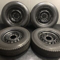 【BS BLIZZAK VL1 195/80R15 107/105L LT】スタッドレス【トヨタ 200系ハイエース 純正ホイール 15インチ 6J6HPCD139.7+35】バリ溝(KTN111)
