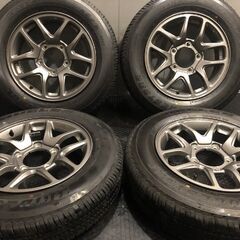 【新車外し】【BS DUELER H/T 175/80R16】夏タイヤ【SUZUKI JB64 XC ジムニー 純正ホイール 16インチ 5.5J5HPCD139.7+22】　(VTH997)