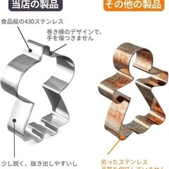 【未使用品】クッキー型 5個セット ハロウィン カボチャ男 コウモリ 幽霊 城 魔女の画像