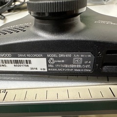 【値下げは1000円までです】【中古】KENWOOD ドライブレコーダーの画像