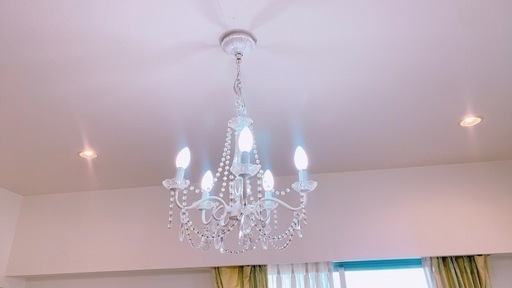 【すぐに使えます】シャンデリア　 電球すべてつけます‼️