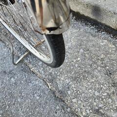 電動自転車　パナソニック　２６インチ　バッテリー　充電器　付き　３変速　シルバー　配達可能