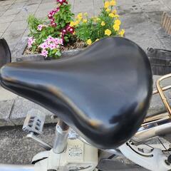 電動自転車　パナソニック　２６インチ　バッテリー　充電器　付き　３変速　シルバー　配達可能