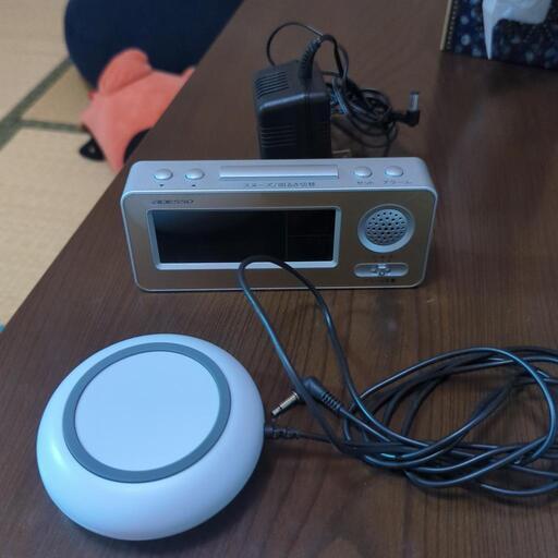 取引中  振動目覚まし時計 電波時計 アデッソ MY-96