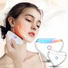 ✨新品✨ 美顔器 電動 EMSかっさ 微電流LED温熱ケア ネッ...