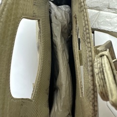 蛇がらバック新品の画像