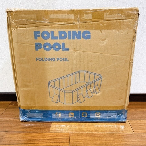 【新品未使用】2.6m 折りたたみ式プール 組み立て不要 空気入れ不要 2024年最新デザイン