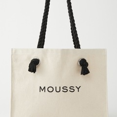 ☆MOUSSYキャンバストートバッグ☆ショッパー型トートバック☆新品