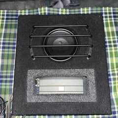 ウーハー　20センチ　ワンオフ　スピーカー　アンプ　JBL ダイ...