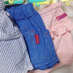 子ども服　ショートパンツ　３着の画像