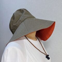 【成立終了】〘UNIQLO〙アウトドア用ハット👒頭囲大きめ つば広／レディース♻️手洗い済USED品の画像