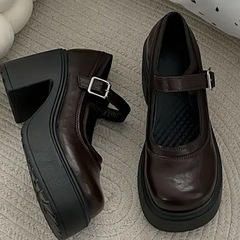 厚底　レディース　チャンキーヒールの画像