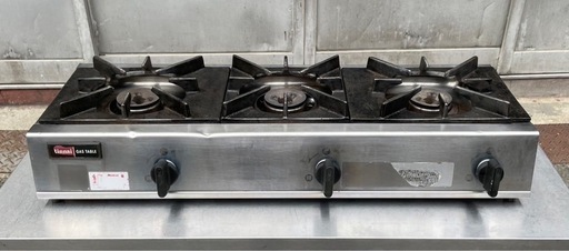 【動確済み】Rinnai リンナイ 業務用 卓上 ３口コンロ RSB-306SV 都市ガス ガステーブル ガスコンロ 卓上コンロ 三口コンロ 大阪