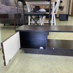 【リサイクルショップ　ピカソ　小松原】幅150cm 43-55型対応 TVボード ローボード ウォルナット★7989★の画像
