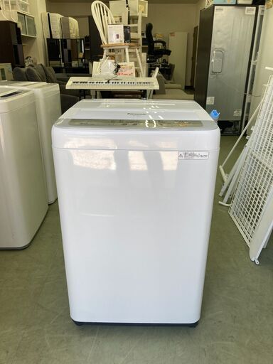 【リサイクルショップ　ピカソ　小松原】 Panasonic 全自動洗濯機 5.0kg 2017年製 シルバー NA-F50B10-S★6255★