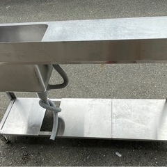 業務用 1槽シンク 幅1400×奥400×高さ840+100(