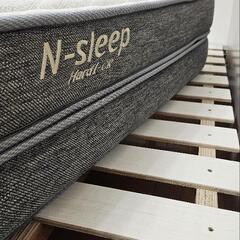 【新品同様　9月末まで！】NITORIダブルベッドすのこタイプ&N-Sleepマットレスの画像