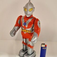 ●未使用　デッドストック(*'ω'*)●ビリケン　ブリキ　ゼンマイ歩行　ウルトラマン●相模原　ビンテージ　アンティーク●の画像