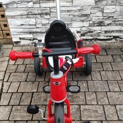 【ジャンク】ミニクーパー　三輪車　舵取り棒付