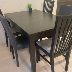 ○完了○ IKEA ダイニングテーブル＋チェア5