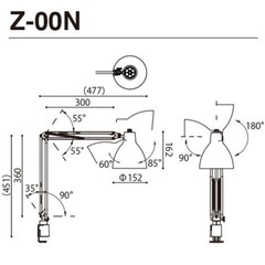 卓上 クランプ式ライト　の画像