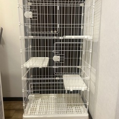 猫用3段ケージの画像