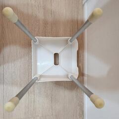 パール金属 スタイルピュア 風呂椅子 バスチェア バススツール 40cm ホワイト H-4338の画像