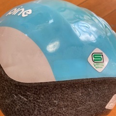 【お譲り先か決まりました】幼児用ヘルメット　47㎝-51㎝　水色　pine　の画像