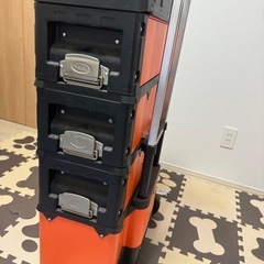 （落札者決定）工具箱　合体式ツールチェスト５段の画像