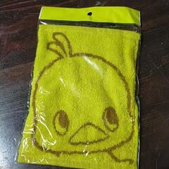 チキンラーメンのひよこちゃん箸と箸箱、手提げ、ジャガード織タオルのセット。可愛いの画像