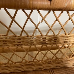 【今週末限定】藤　ラタン　ゆりかごの画像