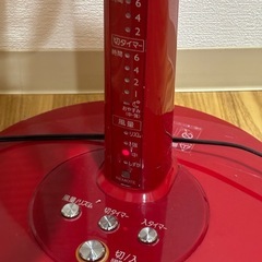 リビング扇風機 2019年製 三菱 R30J-RW-R リモコン付きの画像