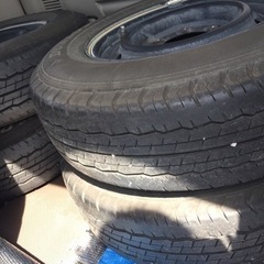 受け渡し完了 ハイエース ホイール&タイヤ 4本 195/80R15 