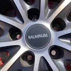 バルミナ タイヤホイール4本セット 225/60R18 2021年(令和3年製)バリ溝(ハリアー)の画像
