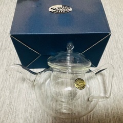 新品☆クリスタル　ガラスのティーポット☆の画像