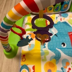 [美品]フィッシャープライス(fisher price) あんよでキック! 4WAYバイリンガル・ピアノジム の画像