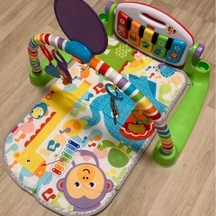 [美品]フィッシャープライス(fisher price) あんよでキック! 4WAYバイリンガル・ピアノジム の画像