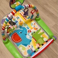 [美品]フィッシャープライス(fisher price) あんよでキック! 4WAYバイリンガル・ピアノジム の画像