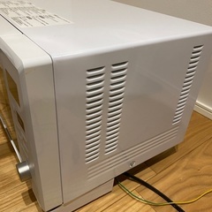 [山善] スチームオーブンレンジ 25L フラットタイプ 角皿付き ホワイト MRK-F250TSV(W)の画像