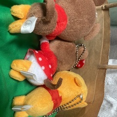 ミッキー、ミニー、プーさんキーホルダー1つの画像