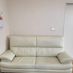 革ソファー　3人掛け　　