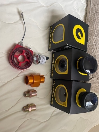 【値下げ】オートゲージ追加メーター　油圧・油温・水温