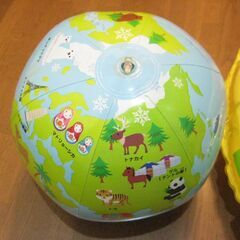 ビーチボール・ボディーボード　２個セットです。の画像