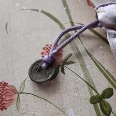 お譲り先が決まりました　美品　シノワズリ　巾着袋　検)シルクサテン　の画像