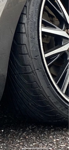 受付中止　20インチアローネコラソン前後深リム　タイヤほぼ新品