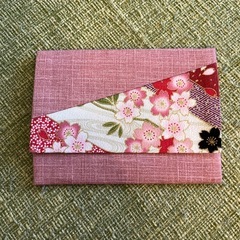 ハンドメイド品　念珠袋　ピンク