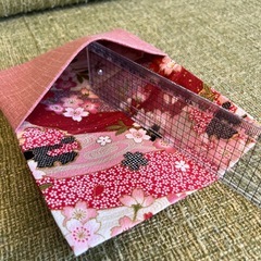 ハンドメイド品　念珠袋　ピンクの画像